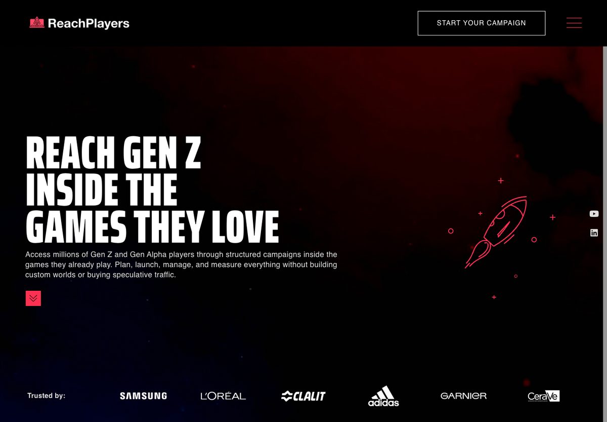 Reach Players homepage